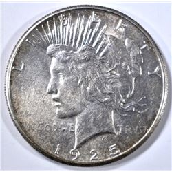 1925-S PEACE DOLLAR, AU/BU