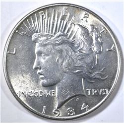1934 PEACE DOLLAR CH BU