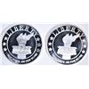 Image 2 : 2-ONE OUNCE .999 SILVER "LIBERTY" ROUNDS