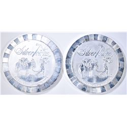2-ONE OUNCE SILVER SILVERTOWNE STACKABLES