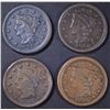Image 1 : LOT OF 4 LARGE CENTS: