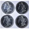 Image 1 : LOT OF 4 XF POLISHED MORGANS: