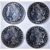 Image 1 : LOT OF 4 XF POLISHED MORGANS: