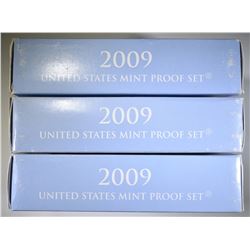 3 2009 U.S. MINT PROOF SETS