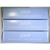 Image 1 : 3 2009 U.S. MINT PROOF SETS