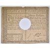 Image 1 : 1780 $3.00 STATE OF NEW HAMPSHIRE NOTE