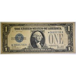 1928 B $1.00 SILVER CERTIFICATE STAR NOTE, FINE