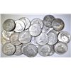 Image 1 : 25-MIXED DATE 40% SILVER KENNEDY HALF DOLLARS