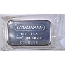 ENGELHARD TEN OUNCE .999 SILVER BAR