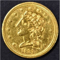 1839 $2.5 GOLD CLASSIC HEAD AU