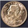 Image 2 : 1927 SWISS 20 FRANC GOLD COIN