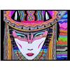 Image 1 : ORIG PAINTING WOMAN'S FACE W HEADDRESS #1082900