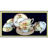 Image 1 : CROWN DUCAL 6 CUPS & SAUCERS TULIPS FREESIAS #1083389