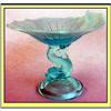 Image 1 : PRESSED GLASS  DOLPHIN COMPOTE #1083394