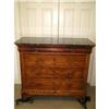 Image 1 : Louis Philippe Cherry Marble Commode C.1870 #1092765