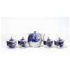 Image 1 : 5 Japanese Fukagawa Imari Dragon Tea Set Teapot#1093377