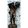 Image 1 : 19C BRONZE GIRL LIFTING DRESS LISTED ARTIST #1093575