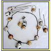 Image 1 : JAPAN PORCELAIN SILVER MASK JEWELRY TOSHIKANE #1093586