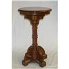 Image 1 : Modern Gothic Walnut Lamp Table #1106432