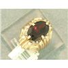 Image 1 : Retro Vintage Garnet & Diamond 18k Ring #1106560