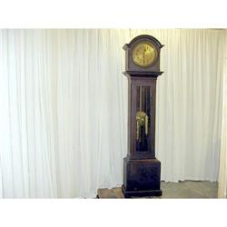 Antique Mahogany German Grandfather Working #1106590