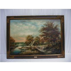 ORIGINAL H. BAUMGART OIL PAINTING #1106592