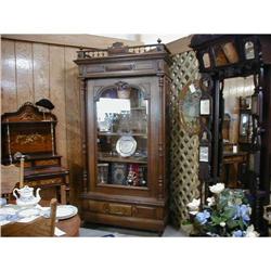 HENRY II BOOK CABINETW/DRAWER ON BOTTOM #1106597