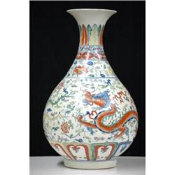 Chinese  Dou--Cai  Porcelain  Vase. #1106618