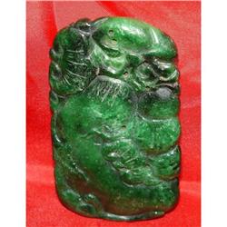 Old Classic Burmese  Jadeite  Plaque    #1106623