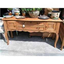 FRENCH COUNTRY PINE BOW FRONT SERVER #1106647