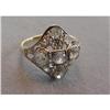 Image 1 : Edwardian Filigree Diamond & Gold Ring #1114322