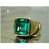 Image 1 : RHJ Cushion Cut Simulated Emerald (YAG)  #1114364