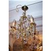 Image 1 : Bronze and crystal chandelier #1114611