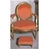 Image 1 : Louis XVI Chair and Ottoman #1114678