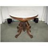 Image 1 : Antique Round Marble Top Table #1114731