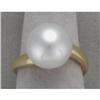 Image 1 : 18K Cultured South Sea Pearl Ring #1114924