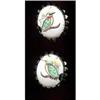 Image 1 :  Handpainted Bird Porcelain LIMOGES  Earrings #1153129