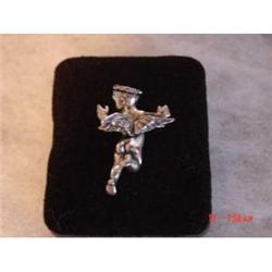 Napier Silver Angel Boy Brooch #1153162