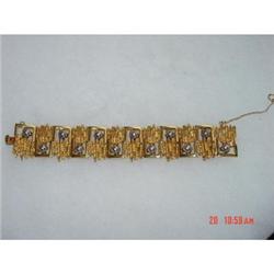 D'ORLAN Gold Silver Link Bracelet #1153243