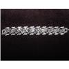 Image 1 :  CORO Rhodium  Rhinestone Link Bracelet #1153298