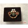 Image 1 : Made in Czechoslovakia Multicolored Brooch#1153508