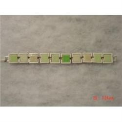  Rare CALAIS Link Enamel Bracelet  #1153509