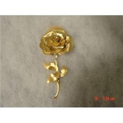 Vendome Sterling Floral  Rhinestone Brooch #1153512