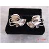 Image 1 : 1940s Bond Boyd Sterling Earrings Screwback #1153550