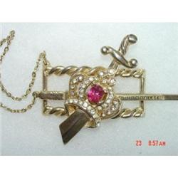 1950 Intercontinental I&E Co Rhinestone Sword #1153600