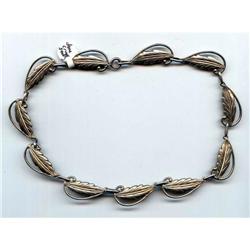 Danecraft Sterling Silver Necklace  Leaf Design#1153608