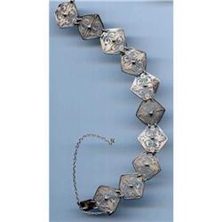 Made in Mexico   Wirework Bracelet  Art Deco #1153609