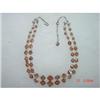 Image 1 : Faceted Crystal 2 Strand Necklace Choker Brown #1153638