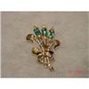 Image 1 : Art Deco Vermeil Rhinestone Coro Brooch Nice #1153710