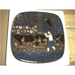 1979 Arabia Plate with Kalevala motif. Limited #1154000